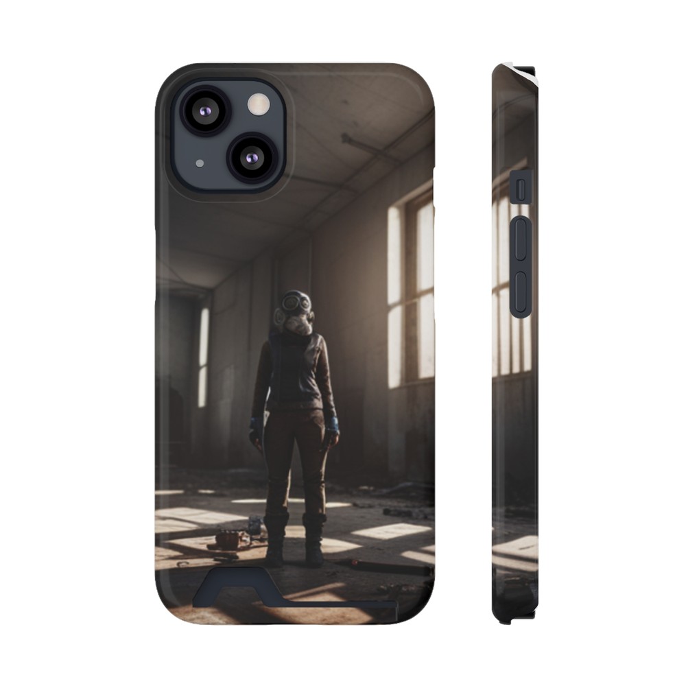 Slim Protective Phone Case with Built-in Card Holder  
