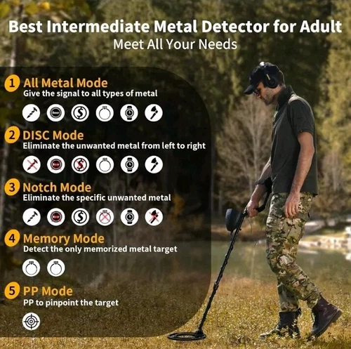400MM Deep Sensitive Metal Detector KITS Searching Gold Digger Treasure Hunter - Picture 7 of 13