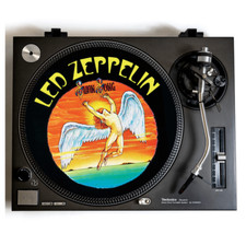 LED ZEPPELIN Turntable Slipmat for Vinyl Records 12" DJ Slip Mats rock vinyls