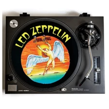 Led Zeppelin Turntable Slipmat for Vinyl Records Fits 12" Players DJ Slip Mats