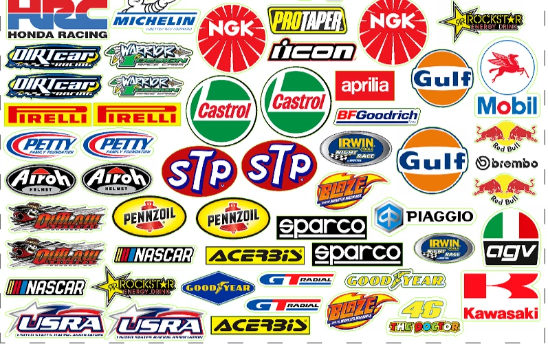 100 + Calcomanías de Carreras Pegatinas Drag Race Nascar Vinilo de Alta Calidad ENVÍO GRATUITO Foto 3 de 4