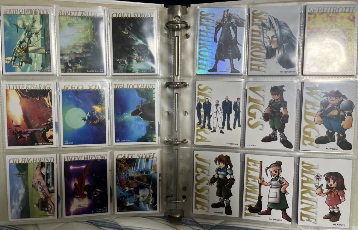 inal Fantasy VII Carddass Masters Complete Set (140 Cards