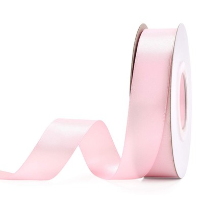 Double Face Satin Ribbon - 7/8'' 25 Yards for Gift Wrapping Ribbons Roll Pink