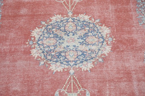 Antique Floral Traditional Medallion Oriental Area Rug Wool Hand-knotted 10x13 - Picture 4 of 12