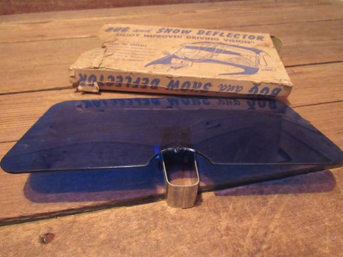 Vintage NOS Bug & Snow Deflector No. B-38 Rain Air Wind Snow Clear Blue - NEW! - Picture 8 of 12