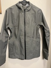 Aether Apparel Women's Coat Jacket size 1 Small Gray Technical Fabric Waterproof