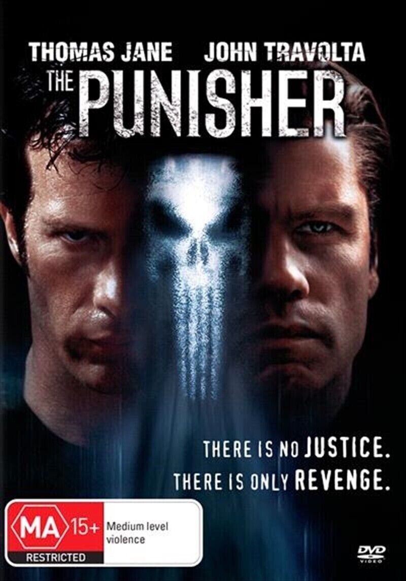 The Punisher John Travolta Tom Jane Movie DVD