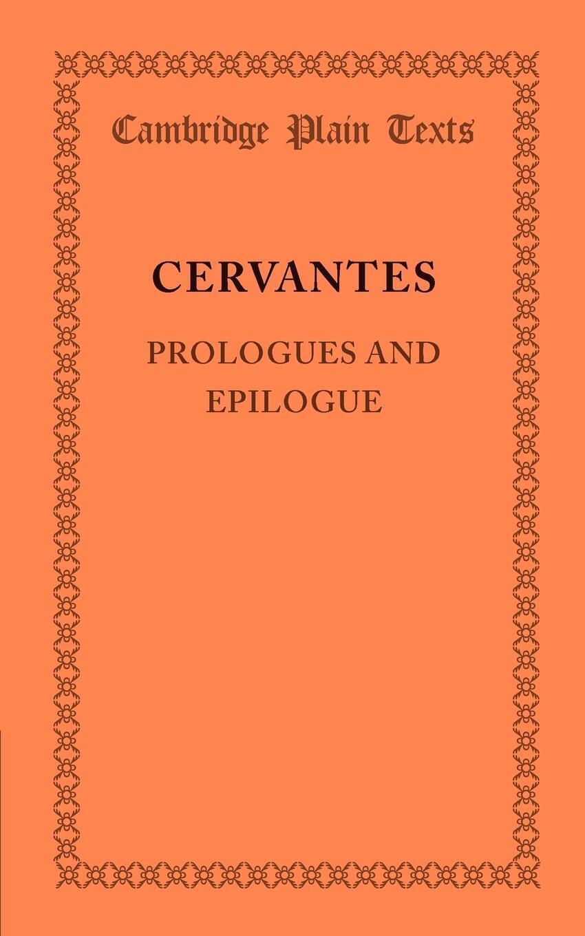 Thumbnail - Cervantes | Prologues And Epilogue | Taschenbuch | Spanisch (2013) |