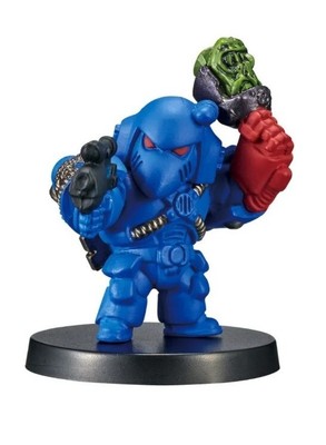 Warhammer 40K Crimson Fists Space Marine in MKVII Power Armour Chibi Series 2