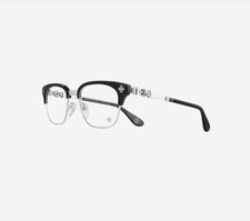 Chrome Hearts Bonennoisseur II Black Brushed Silver Eye Glass Frame Brand-New 