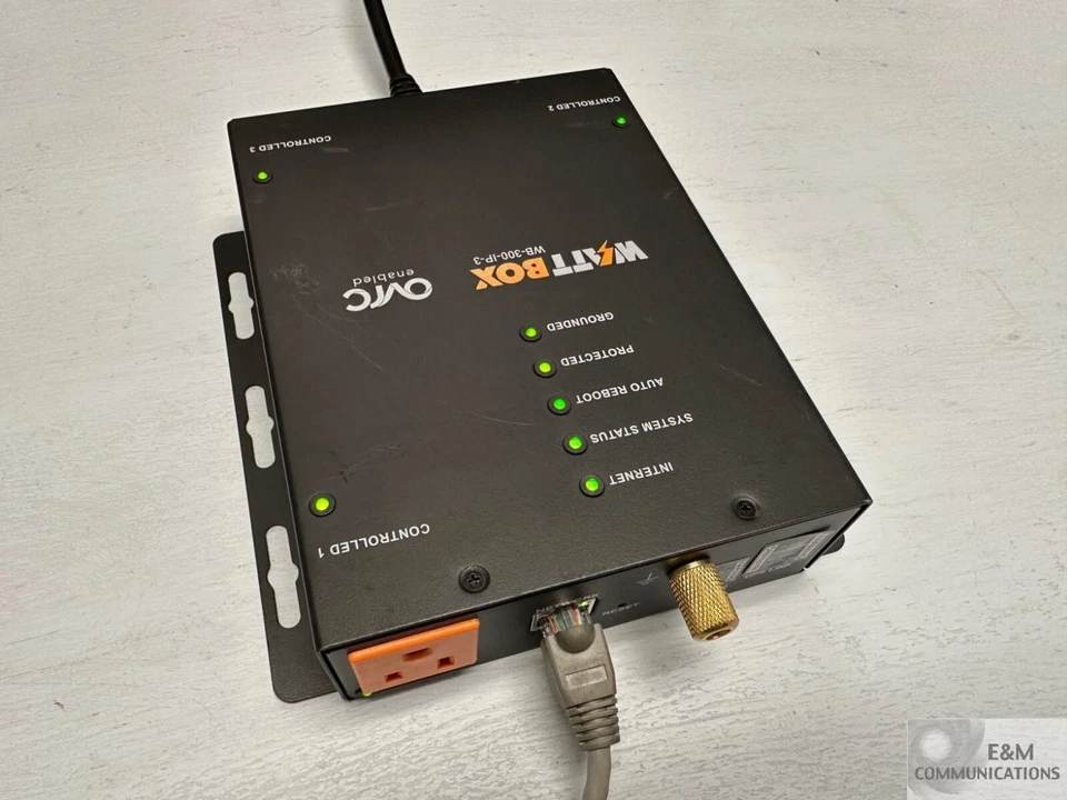 WB-300-IP-3 WATTBOX 3-OUTLET POWER SURGE AUTO REBOOT OVRC DEREG / FACTORY RESET! - Image 3 of 4