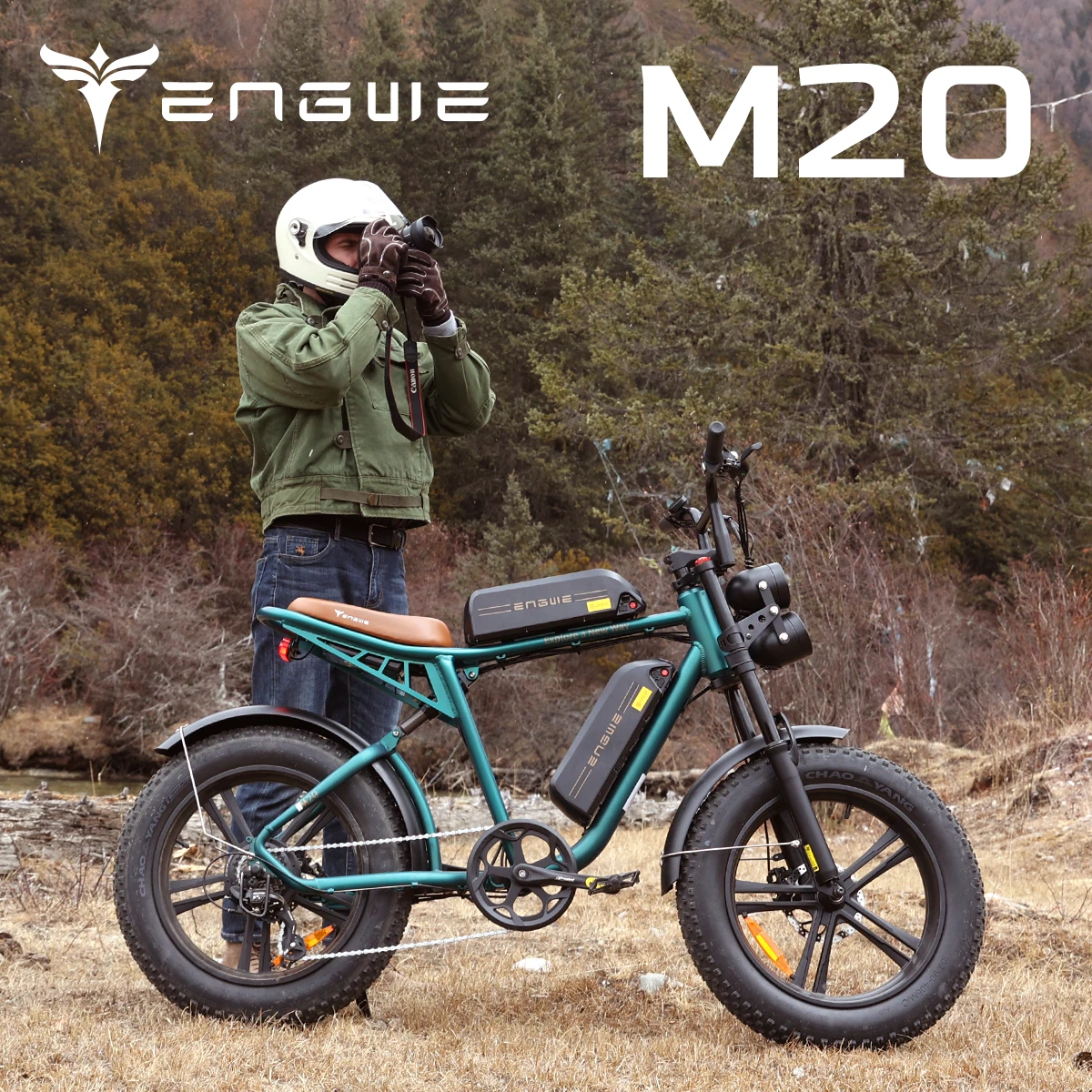 Engwe M20 Dual Batteries Version  All Terrain Fat Tires Electric Bicycle –  ENGWE