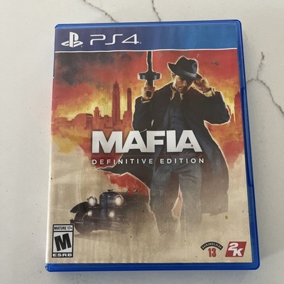 Mafia Definitive Edition (Sony PlayStation 4, 2020) w/ Poster TESTED & WORKING!