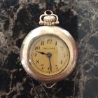 Antique Elgin Hallmark 15 Jewel Gold-Filled Ladies Pendant Pocket Watch