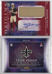 2025 Panini Origins Rookie Red /99 Tyler Shough #RJJ-TSH RPA Jumbo Patch Auto RC