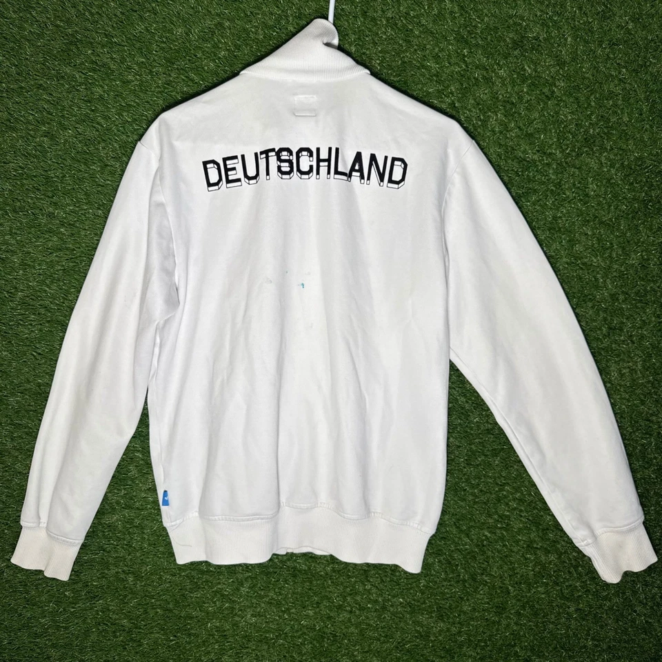 De colección 1990 Adidas Alemania Alemania Chaqueta de Pista Fútbol Retro M Foto 3 de 4