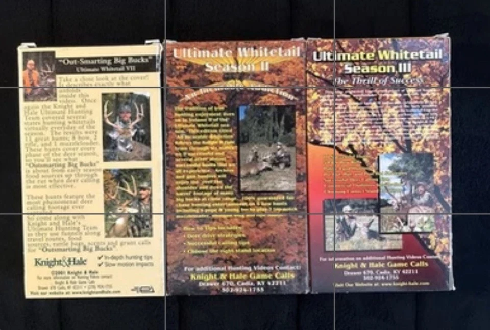 12 Deer Hunting VHS Knight & Hale Prime Time Bucks Tree Stand Safety Whitetail - Image 3 of 4