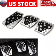 Car Foot Pedals Pad Covers Manual Transmission For Brake Clutch Accelerator Set