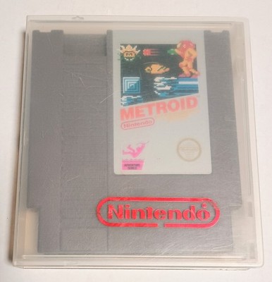 Metroid Nintendo NES, 1987 Cartridge + Plastic Case Clean, Tested & Working VGC