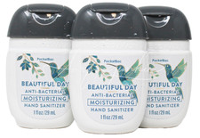 Bath Body Works Beautiful Day Pocketbac Hand Sanitizer Anti Bac Gel 3p Moisturiz
