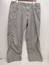 Men's Carhartt Gray Size 40x30" Loose Fit Work Pants
