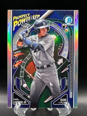 George Lombard Jr 2024 Bowman Chrome Prospect Power-up #PP-17 Yankees