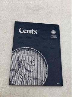 Whitman 9041 Folder Cardboard Collection Paper Money Coin Penny Lincoln Cent
