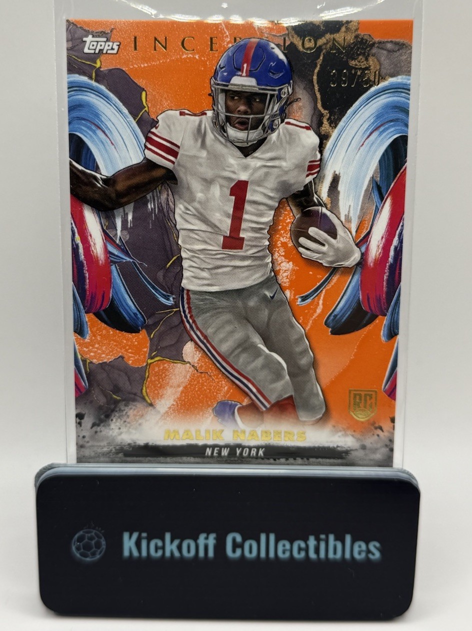 2024 Topps Inception - Malik Nabers #170 Orange /50 (RC)