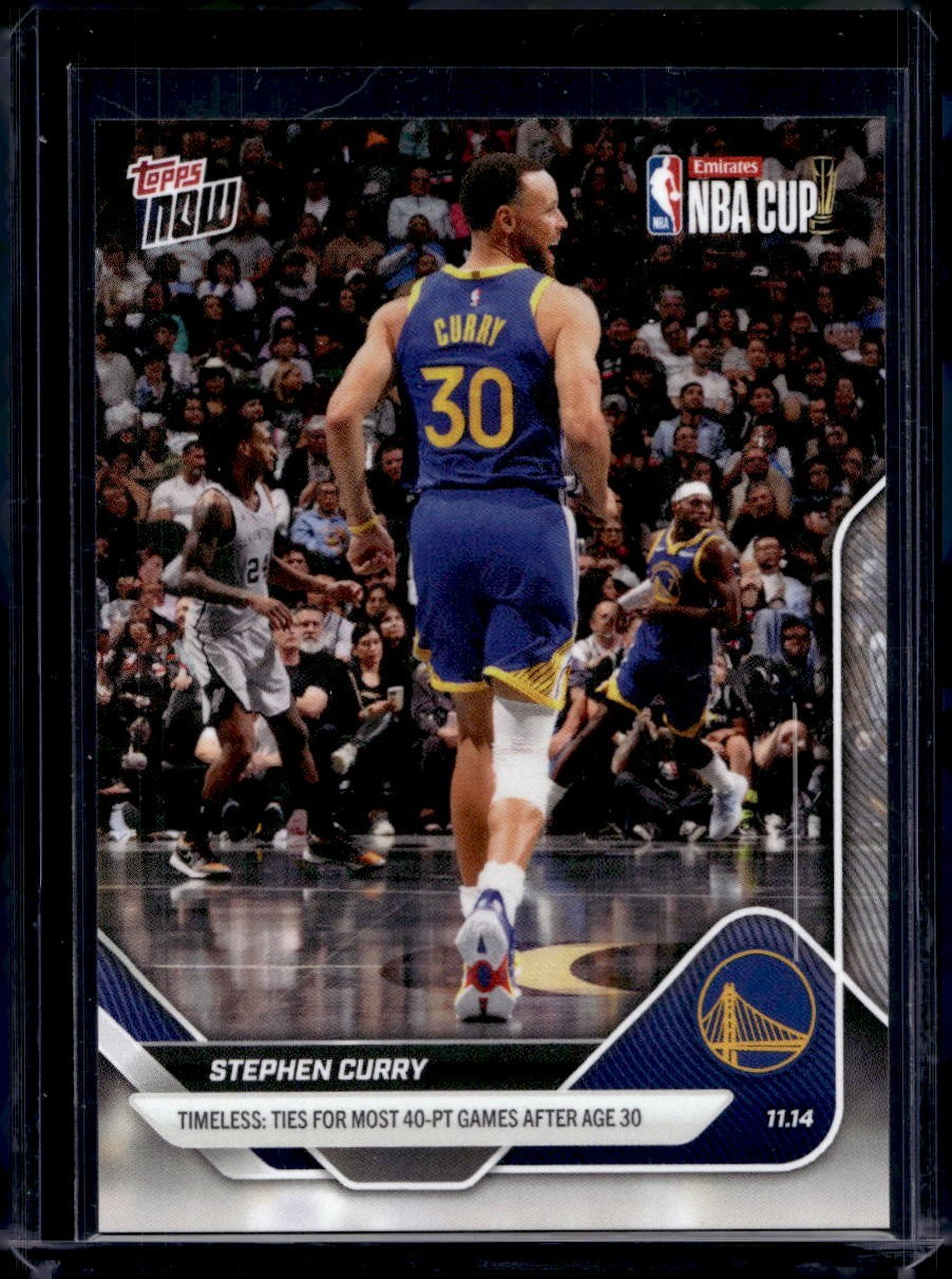 2025-26 Topps Now NBA #55 Stephen Curry Base Card (Quantity)
