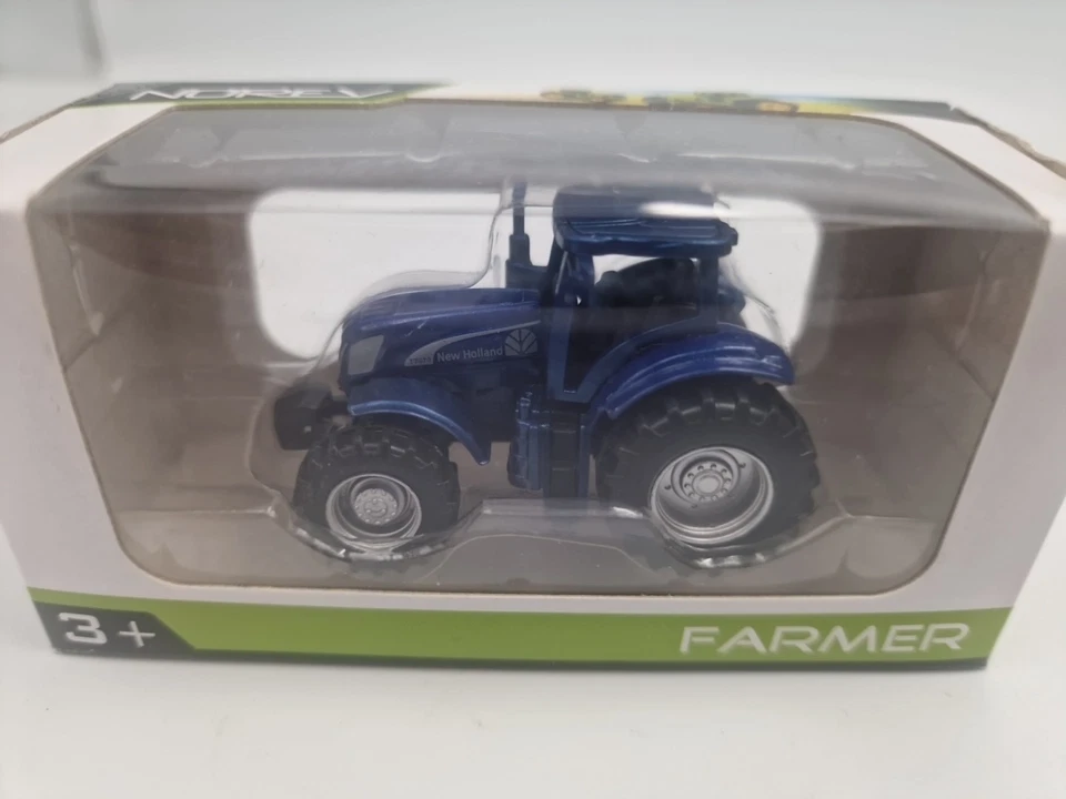 Norev Metal  New Holland Nh2 Tractor  Blue - Image 2 of 4