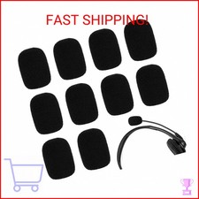 10 Pack Mini Size Lapel Headset Microphone Windscreen Foam Cover, High Density M