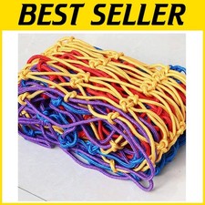 Multi-Colored Children's Climbing Net - Staircase Safety