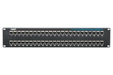 Black Box Network - JPM806A-R2 - Black Box CAT5e Feed-Through Patch Panel - 2U,