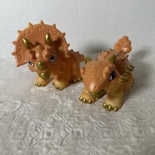 LOT OF 2 DINO MINI BABY DINOSAUR FIGURES