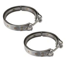 2PK 4-5/16" VBand Clamp Stainless Steel Clamp for Exhaust Pipe Replace 21545619