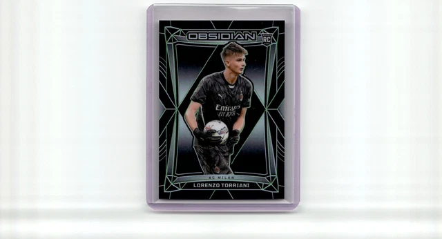 2024-25 Panini Obsidian - Lorenzo Torriani #31 Electric Etch Green 3/5 (RC)