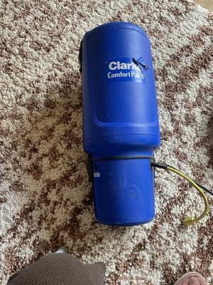 Clarke Comfort Pak 10 Backpack Vacuum Blue 10 qt Corded Electric Lot of 2