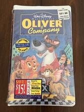 Walt Disney Masterpiece Oliver Company VHS New Sealed