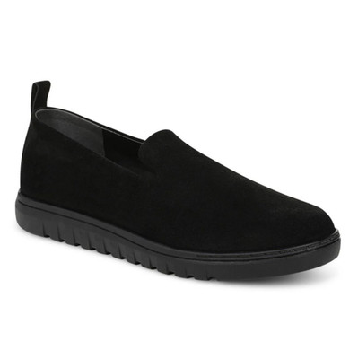 VIONIC Uptown Willa Slip On Sneaker - Black Suede NEW