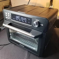 26 QT Smart 12-in-1 Air Fryer Toaster Oven Combo Countertop Bake Roast Dehydrate