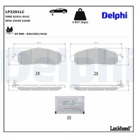 Bremsbelagsatz BremsklöTze FüR Nissan NP300 Navara Pick-Up D23 Renault