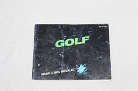 Golf NES Nintendo Complete CIB! Authentic! Good Condition! Circle Seal! Nice!