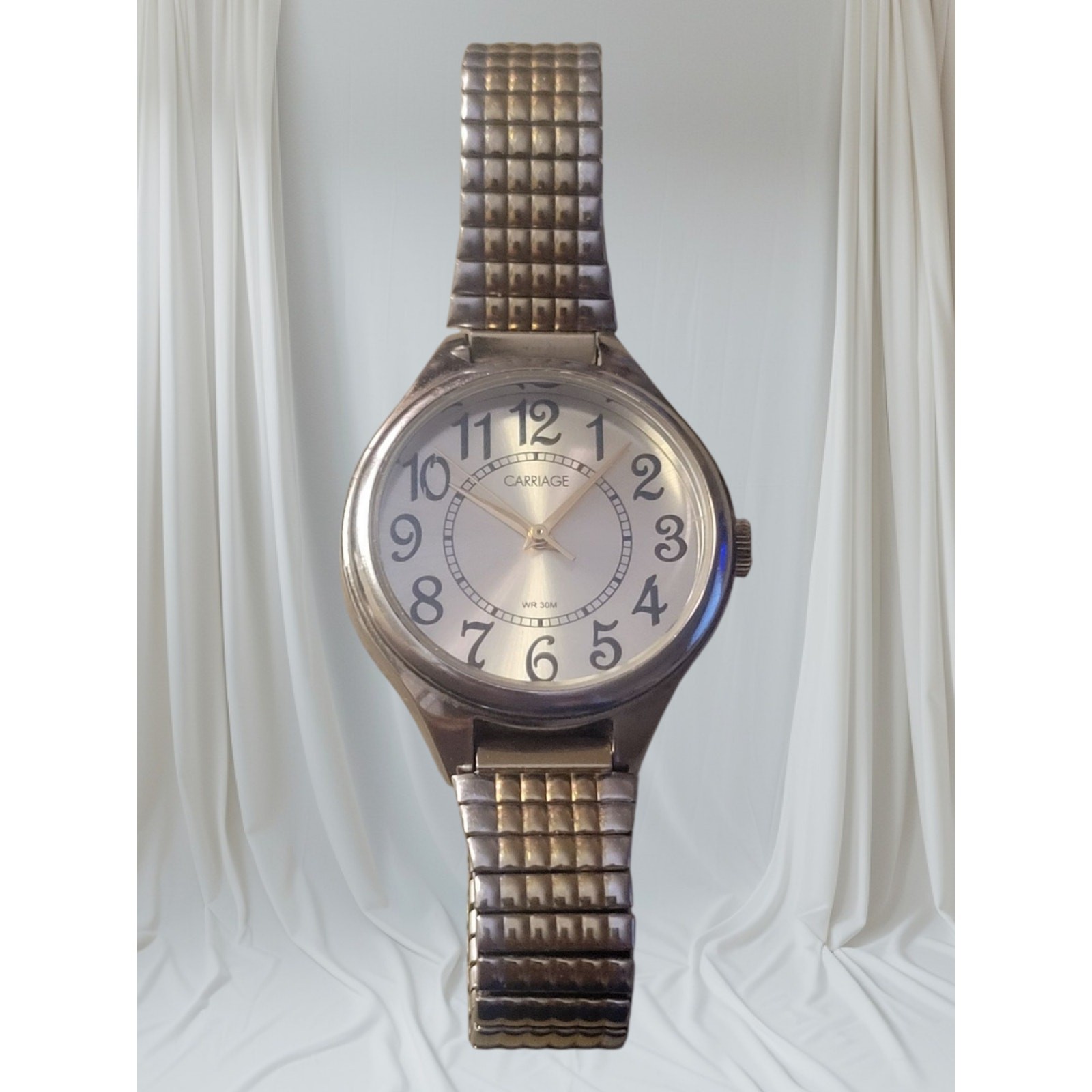 Timex Y2K Women's Carriage Watch with Adjustable Band - New Battery & Sleek Design