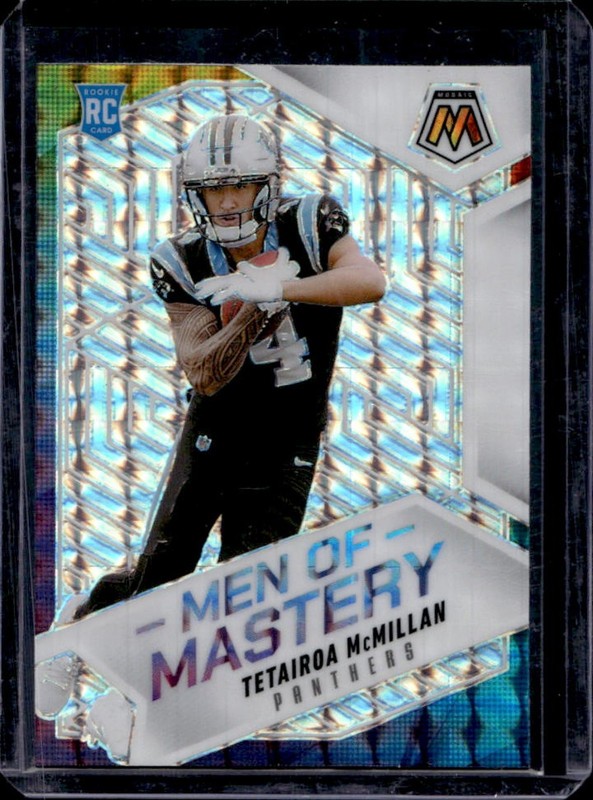2025 Panini Mosaic Tetairoa McMillan Men of Mastery RC Mosaic Prizm #19 Panthers