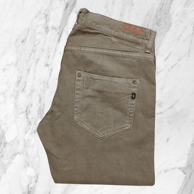 Dondup jeans herren Sehr Guter Zustand Beige Hell Größe 36 W36/50 ita