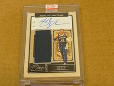 2025 Panini ONE AND ONE WNBA ARIKE OGUNBOWALE AUTOGRAPH/AUTO JERSEY 26/75 K1513