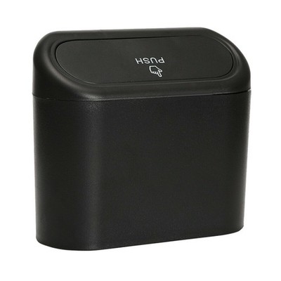 Black Car Trash Can Garbage Bin Bag Organizer Storage Box Universal Waterproof