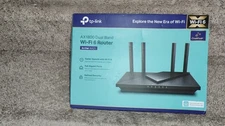 TP-Link AX1800 Dual Band Wi-Fi 6 Router Model: Archer AX21 US v4.6.Tested