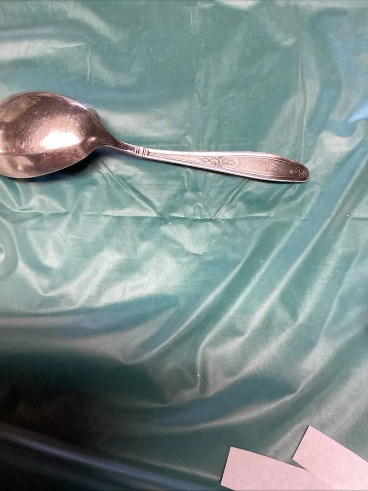 Cazuela Rogers Ambassador 1847/cuchara de bayas International Silver Co. 1919 Foto 3 de 4