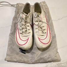 Men  s 10 Nike Air Zoom Victory Track  Field Spikes White/Pink